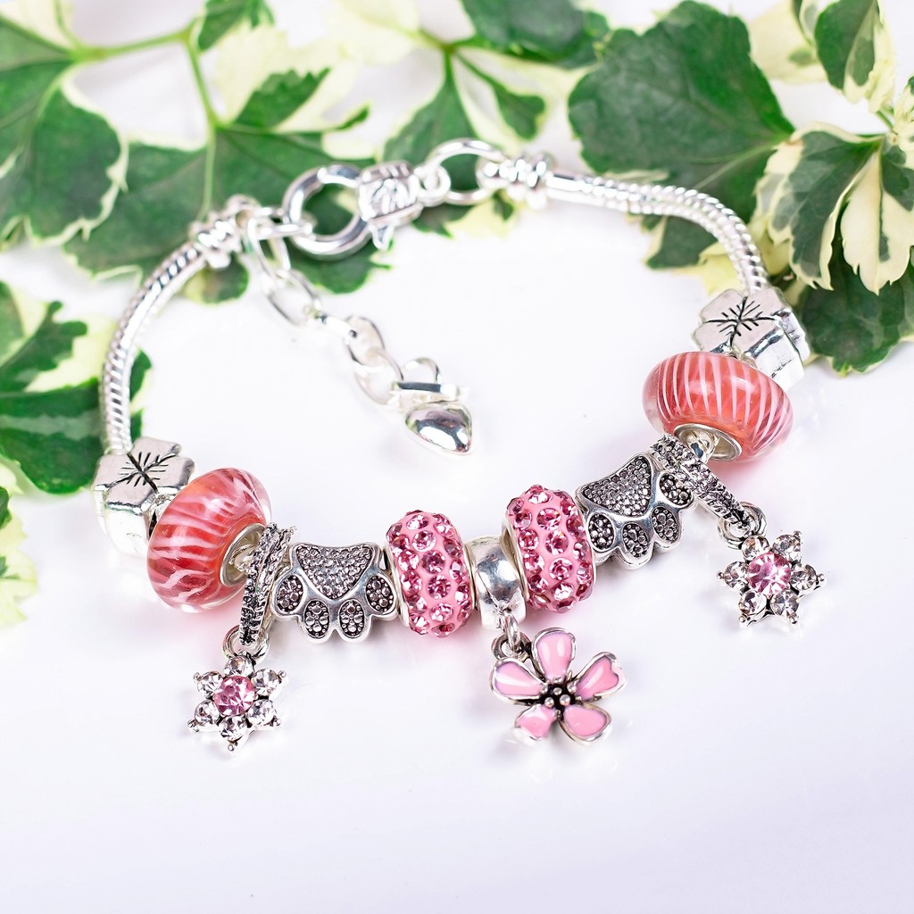 Vòng Charm Mạ Bạc