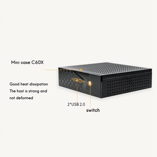 Vỏ máy tính mini C60X cổng USB 2.0
