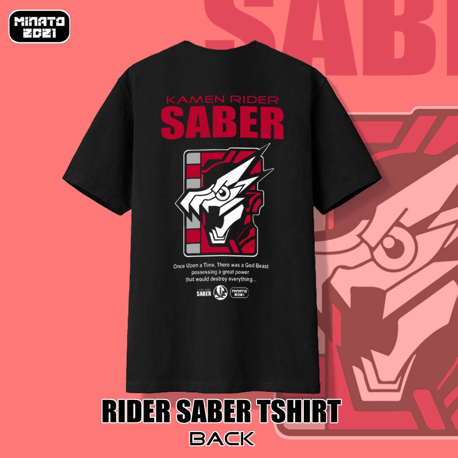 Áo Thun Kamen Rider Saber (Fullbox & Quà Sticker)