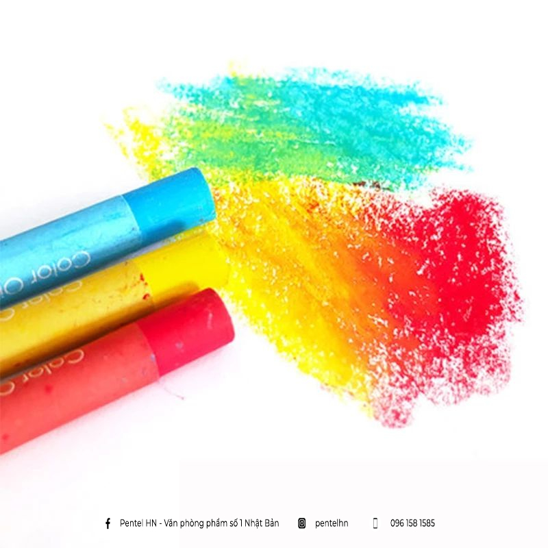 Sáp Màu Dầu Pentel Oil Pastel 36 màu PHN-36 | Màu Sắc Tươi Sáng | An Toàn Không Độc Hại