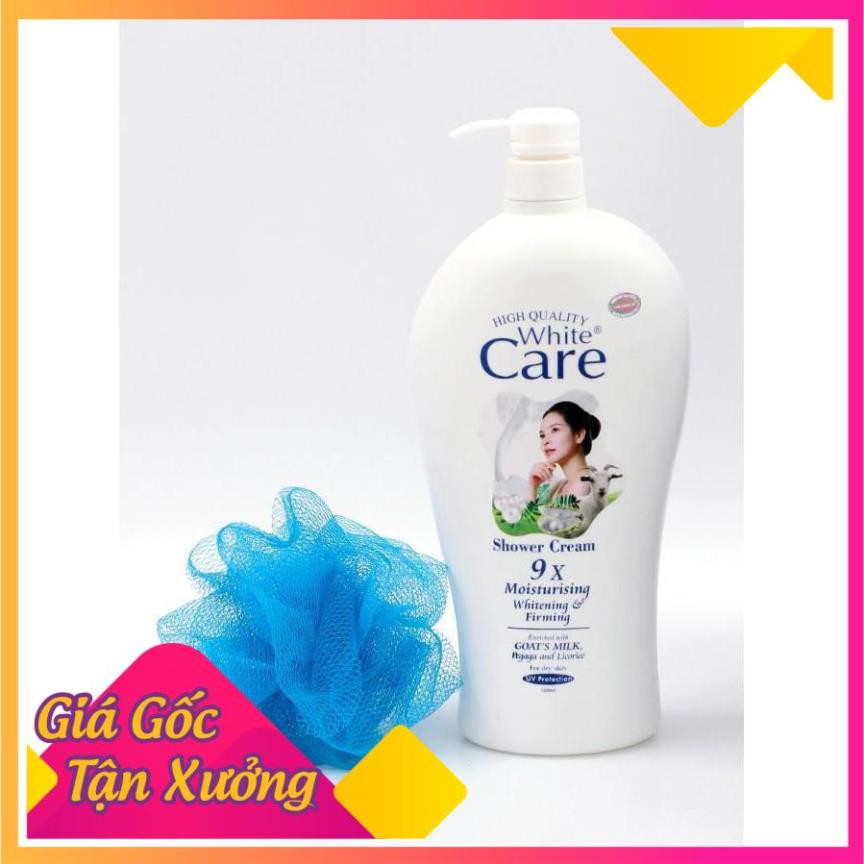 Sữa tắm dê White Care trắng mịn 1200ml - Sữa tắm Thái Lan chính hãng.