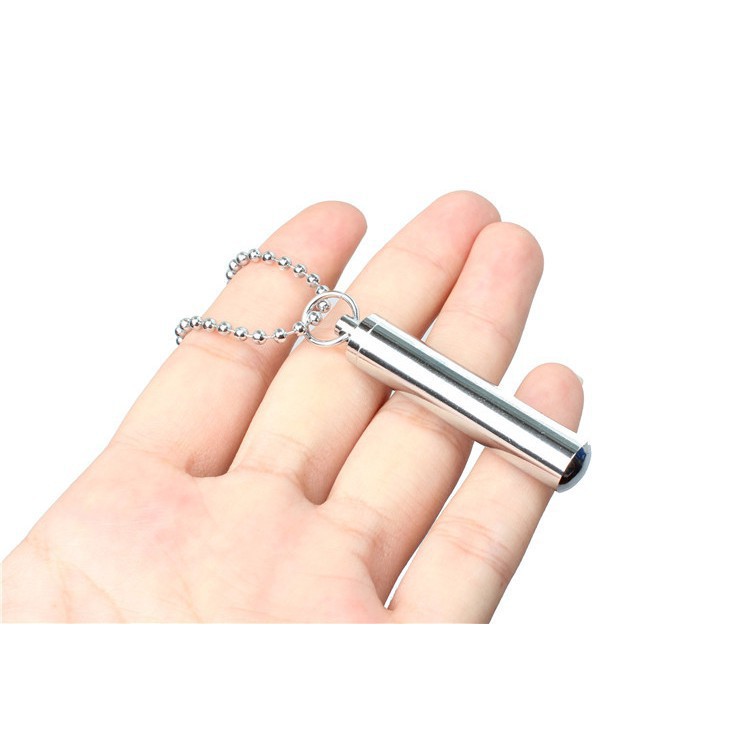 Dây chuyền có mặt dây hình ống đựng tro bằng thép không gỉ