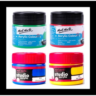 Sơn acrylic, màu acrylic 100ml 3D Montmarte giá rẻ vẽ áo, vải  vẽ tượng, vẽ giày, vải gỗ, tranh tường, canvas