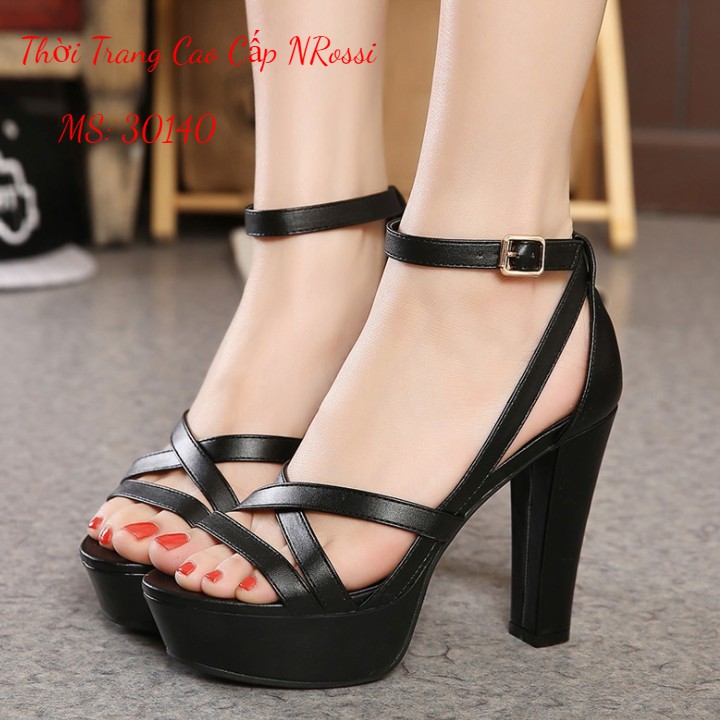 ❤FREESHIP50K❤ Giày sandal cao gót 10 phân gót vuông có size lơn cho nàng chân to big size 40 41 42 43 44