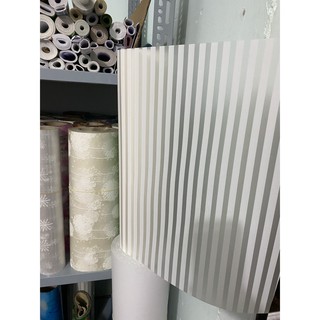DECAL 1 Mét PVC giấy dán kính mờ ( KHỔ 45CM ) – SỌC MỜ KK044