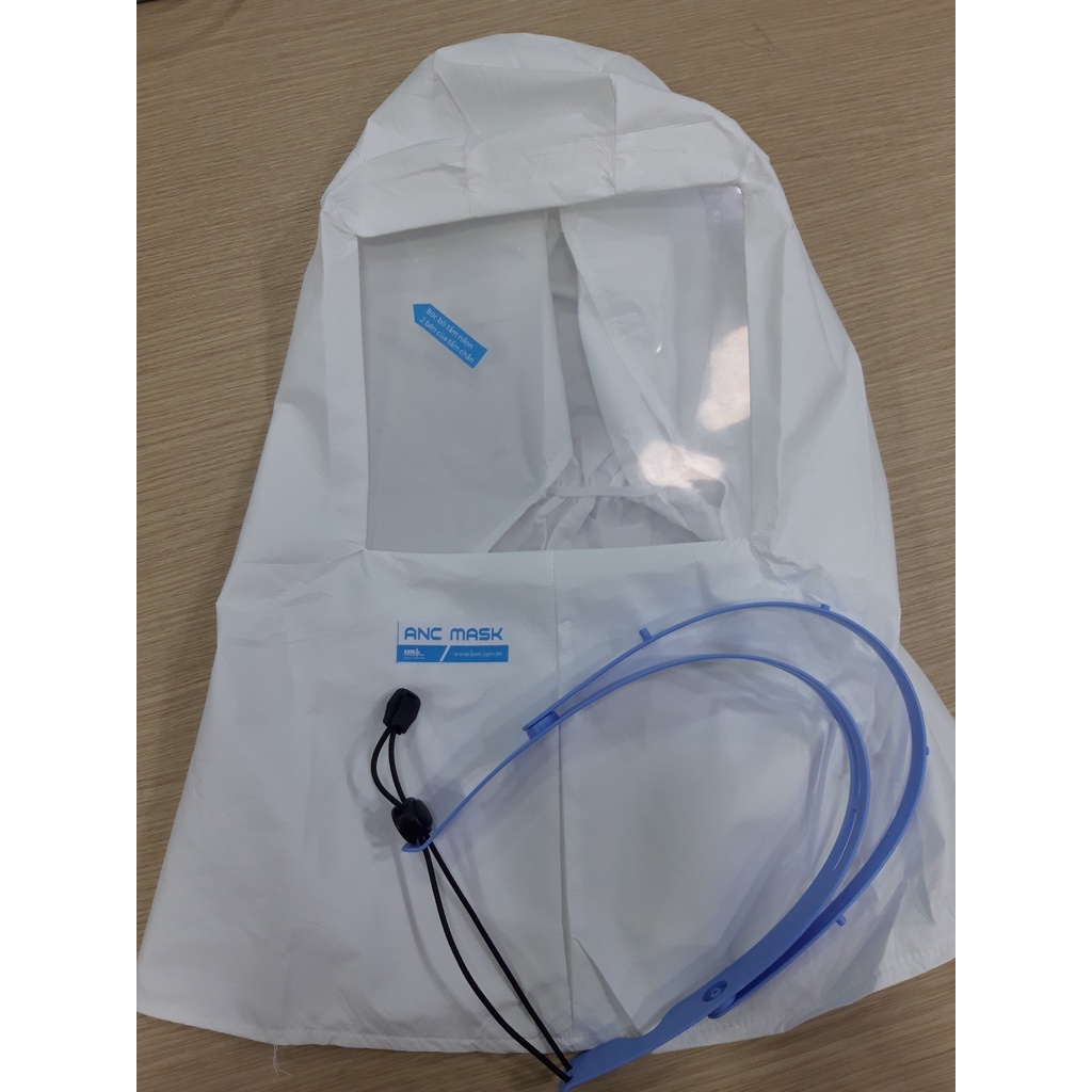 (SET 10 CÁI)Mũ bảo hộ ngăn giọt bắn ANC 3 có khung nhựa, Mũ bảo hộ đội đầu, Bảo vệ toàn bộ khuôn mặt, vải thông thoáng