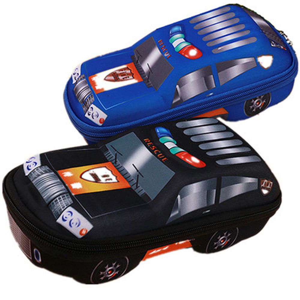 Hộp đựng bút bằng nhựa EVA hình xe hơi hoạt hình 3D nhiều màu dễ thương cho học sinh