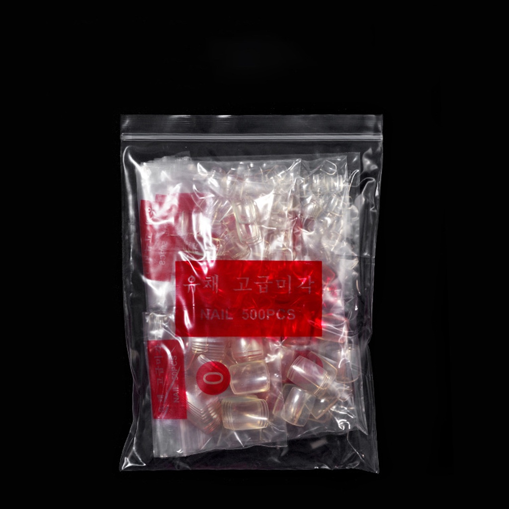 [Hàng mới về] Bộ 500 Móng Chân Giả Bằng Abs Dễ Ứng Dụng Cho Nữ