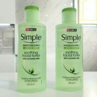 Toners HOA HỒNG SIMPLE KIND TO SKIN SOOTHING FACIAL TONER