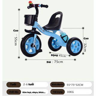 [Trợ Giá] Xe đạp ba bánh bình nước trẻ em