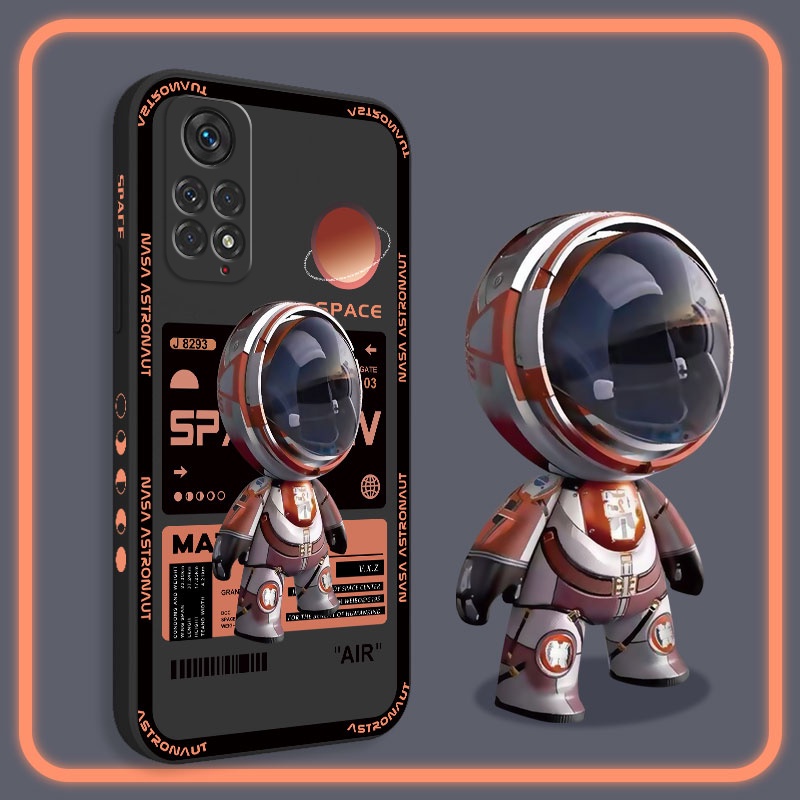 Ốp Điện Thoại Họa Tiết Phi Hành Gia Dành Cho Xiaomi Redmi Note 11 11S Pro Plus + 4G 5G
