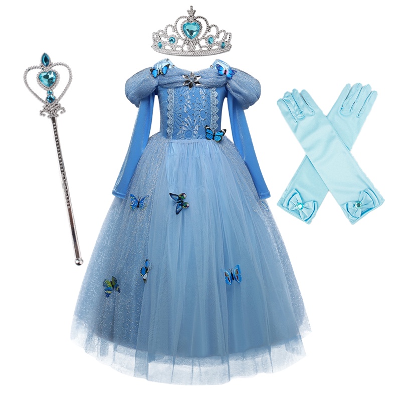 Đầm công chúa hóa trang halloween cho bé gái