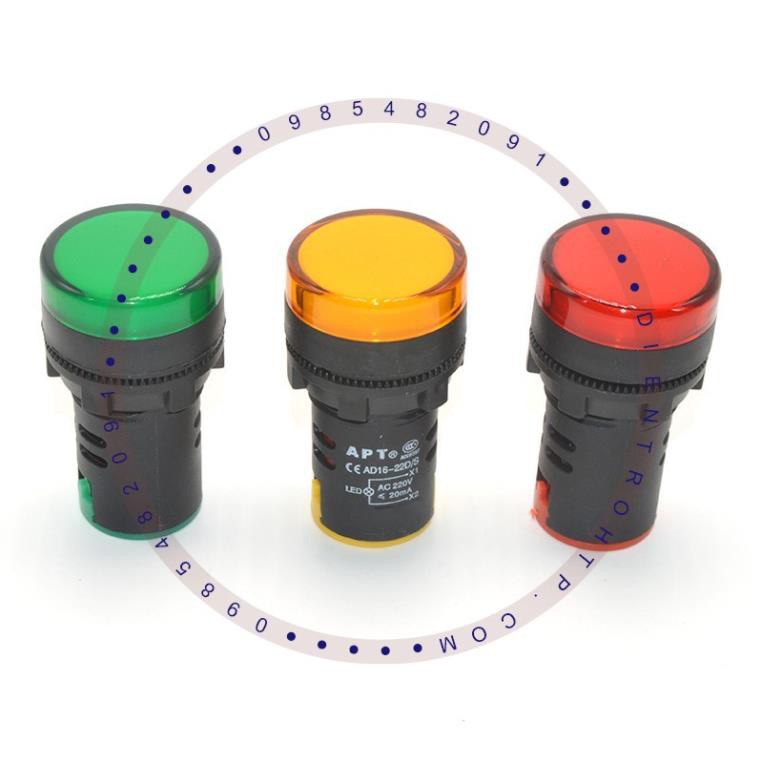 Đèn báo pha phi 22 - led báo pha tủ điện