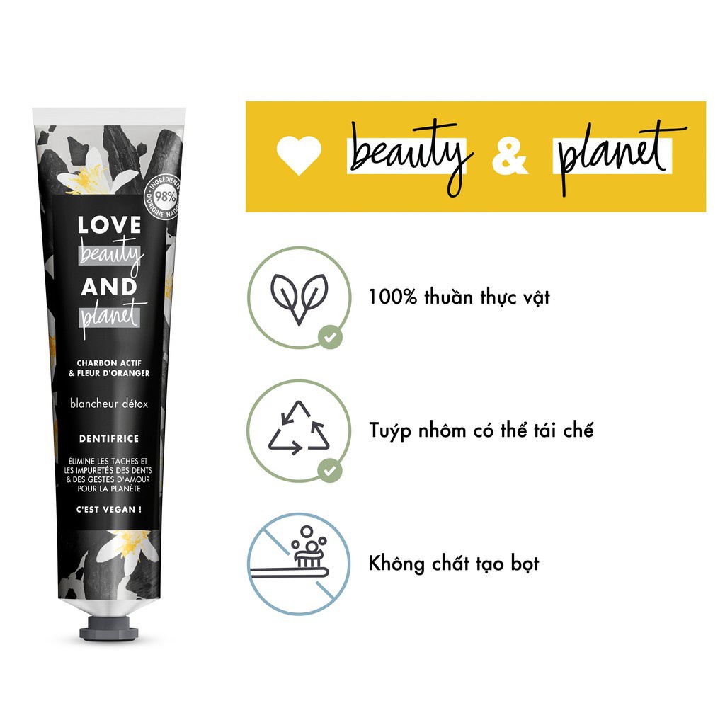 Kem Đánh Răng Thiên Nhiên Love Beauty And Planet 75ml
