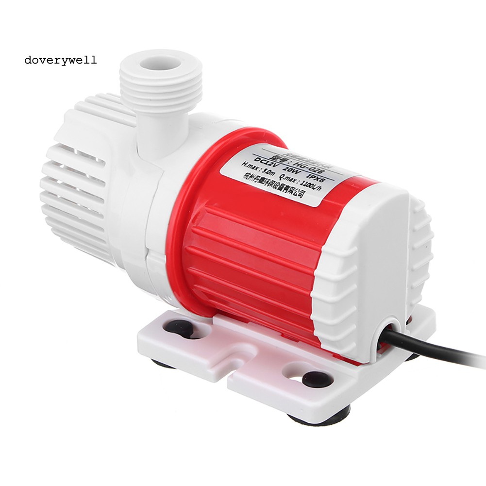 Máy Bơm Nước Dc 12v 1100l / H Max 5m Cho Hồ Cá