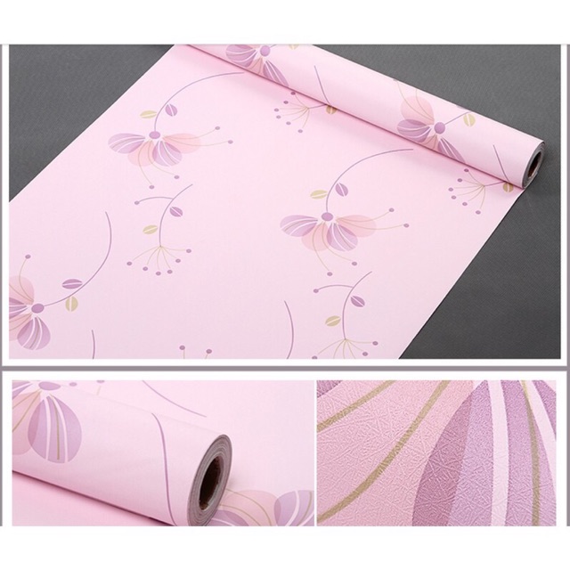 Decal giấy dán tường hoa hồng 