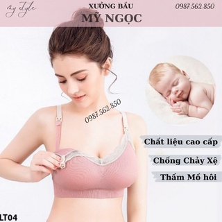 [Hàng chính hãng] Áo lót bầu chống chảy xệ cao cấp, siêu có giãn, siêu mát, thấm hút mồ hôi, có mở nắp cho con ti