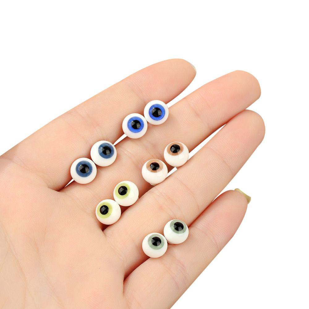 Mắt Thủy Tinh 8mm Cho Búp Bê BJD DIY