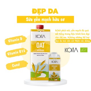 Sữa yến mạch hữu cơ koita 200ml - 1l