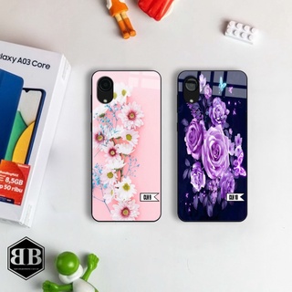 Ốp lưng kính cường lực Samsung Galaxy A03 Core sang chảnh