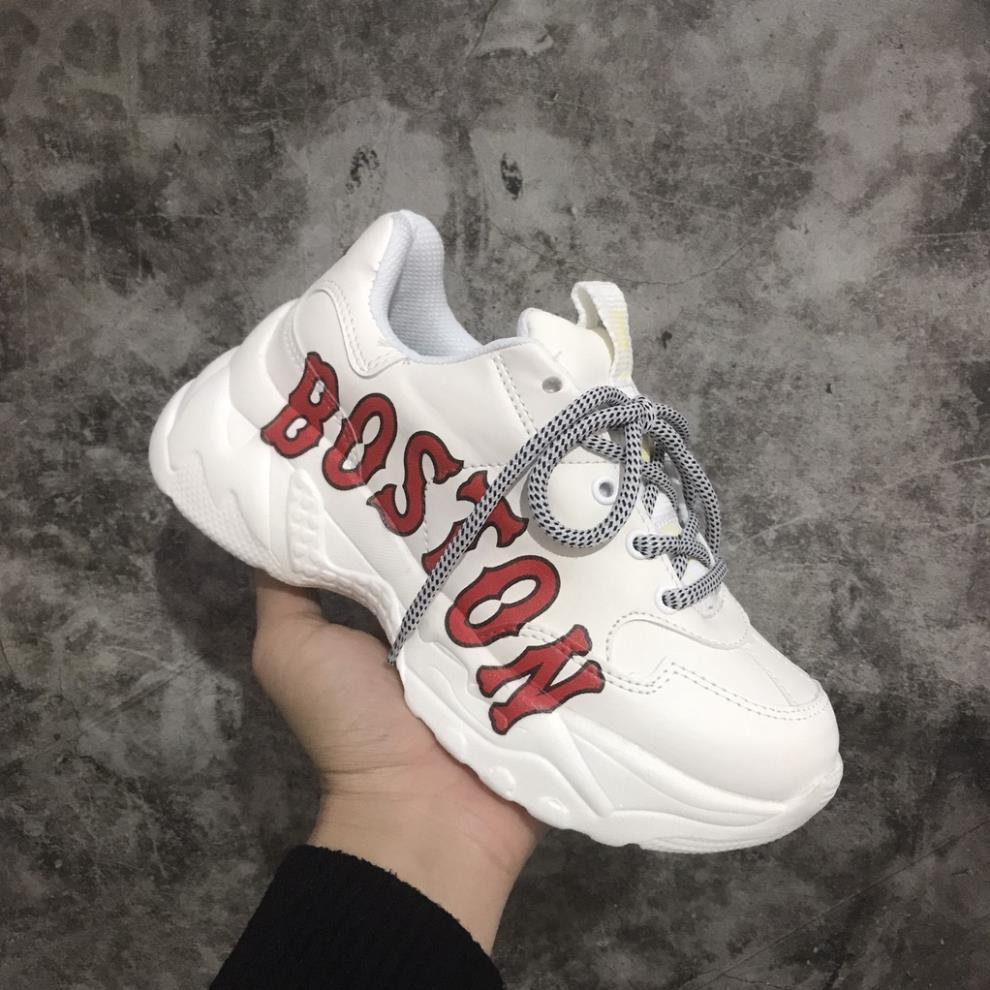 ⚡𝗕𝗜𝗚 𝗦𝗔𝗟𝗘⚡Giày thể thao ny chữ vàng , giày sneaker boston la ny đen  nam nữ full box bill