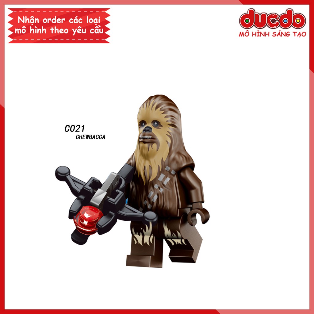 Minifigures các nhân vật trong Star War full vũ khí - Đồ chơi Lắp ghép Xếp hình Mô hình Mini Iron Man LeLe C015 - 022