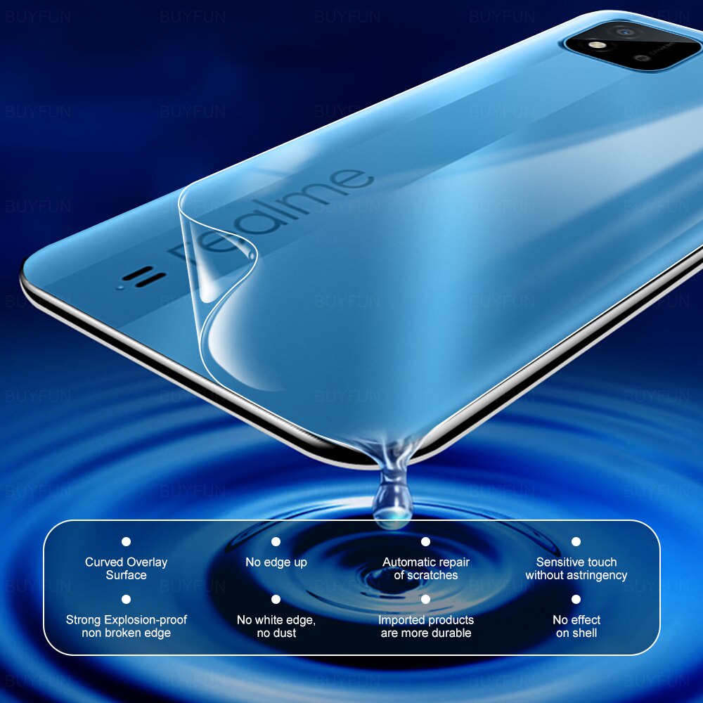 Miếng Dán PPF mặt sau dành cho Realme 5 6 7 8 9 9i 10 Pro C3 C11 C12 C15 C20 C21 C21Y C25 C25S C25Y C55