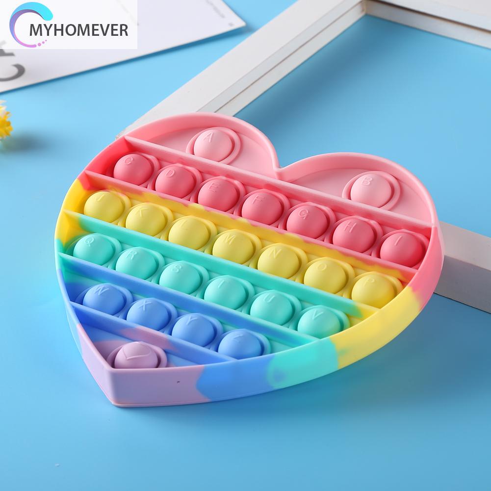 Đồ Chơi Vọc Tay Bóp Bong Bóng Màu Hồng Giúp Giảm Căng Thẳng Thoải Mái Cho Bé Và Người Lớn