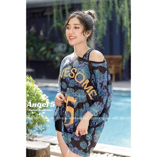 Set đồ bơi kèm áo bigsize