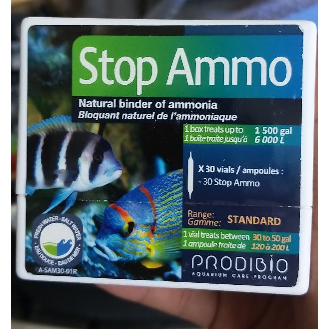 Vi sinh sống Prodibio Bio Digest và STOP AMMO cho hồ thủy sinh