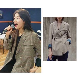 Áo khoác Blazer kẻ