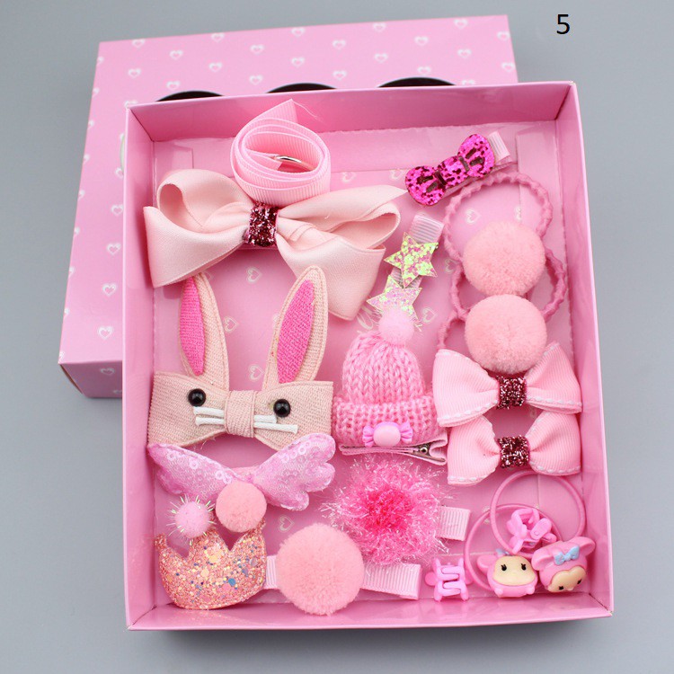 Kẹp tóc 18 chi tiết kèm hộp