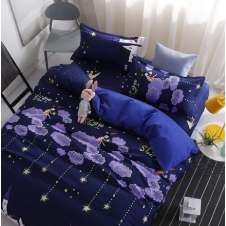 Bộ ga gối drap báo hồng 1m2x2m cotton m37582o