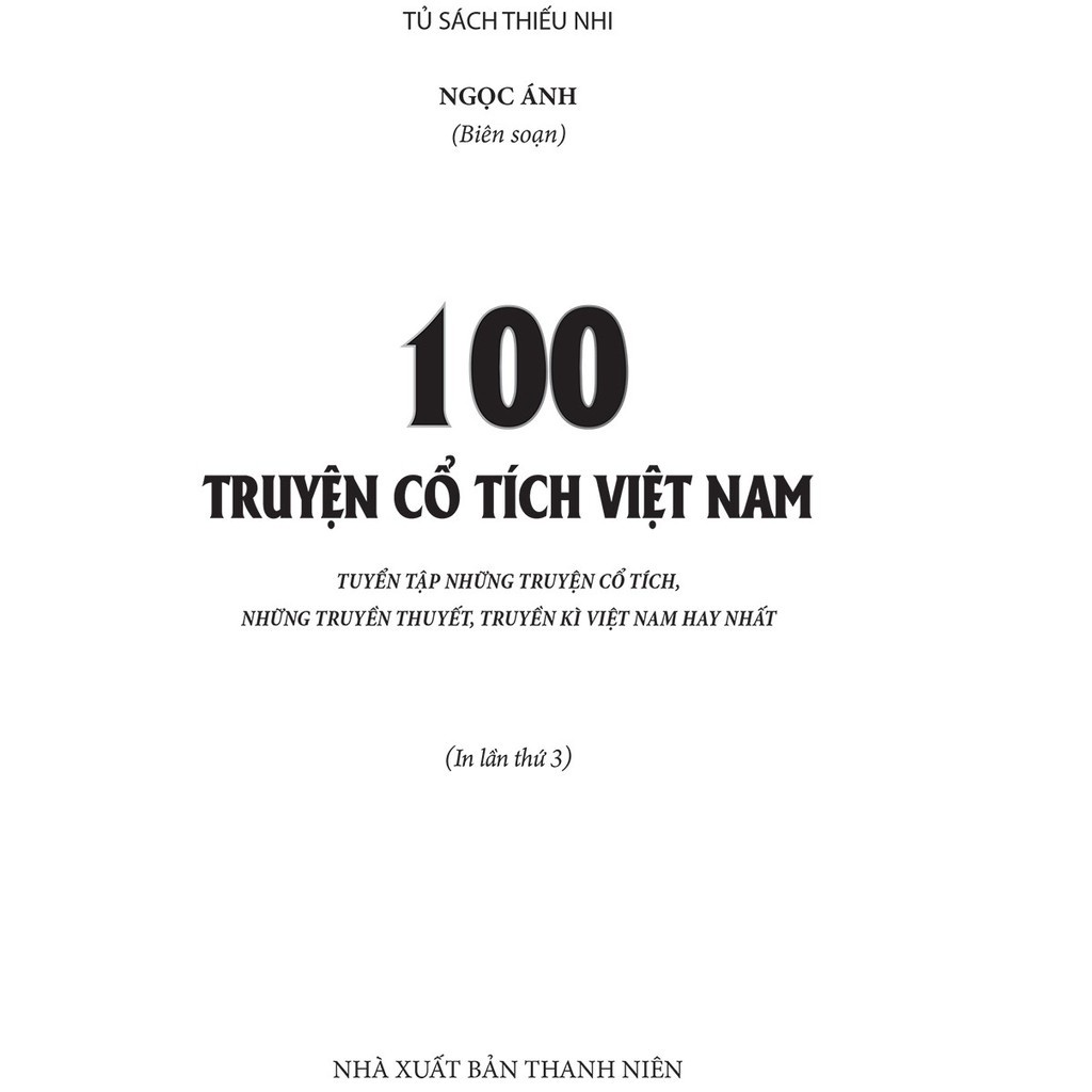 Sách: 100 Truyện Cổ Tích Việt Nam