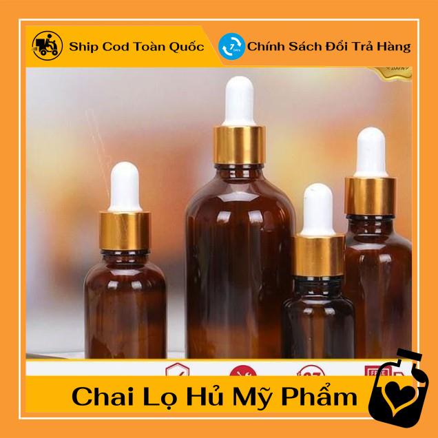 Lọ Chiết Serum ❤ TOP GIÁ RẺ ❤ [100ml] Chai lọ đựng tinh dầu thủy tinh nắp bóp giọt (chai serum) ,Xưởng Chai Lọ