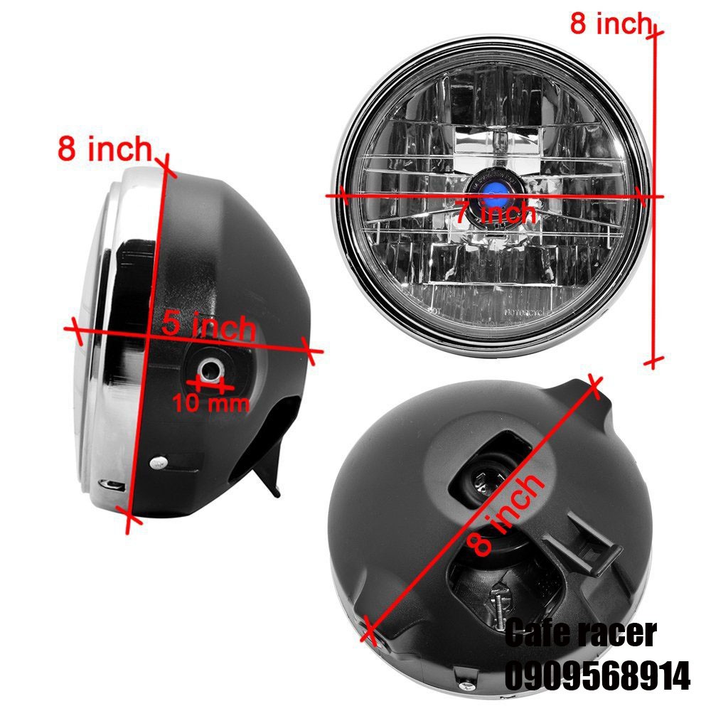 Gáo đèn mô tô loại lớn 20cm CB400 CB600 chuyên phân khối lớn