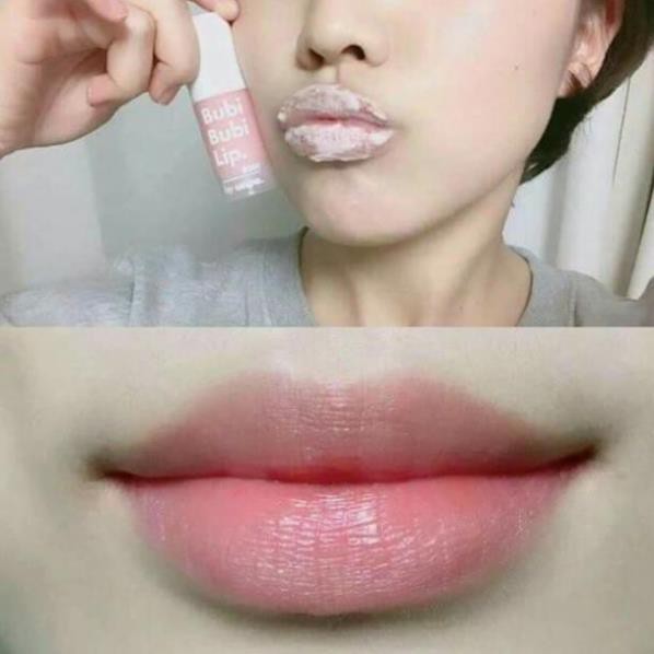 Tẩy tế bào chết môi Bubi Bubi Lip + tặng cây son dưỡng bơ Hasaya | BigBuy360 - bigbuy360.vn
