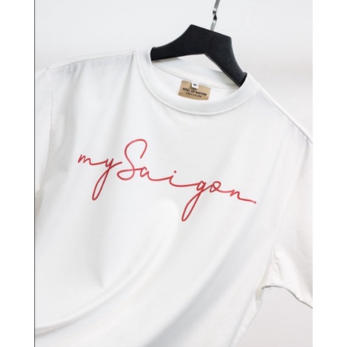 Áo thun unisex In họa tiết cao cấp MY SAIGON form basic 100% cotton premium SOUL OF A NATION VER 1 - Đen/Trắng/Nâu nhạt