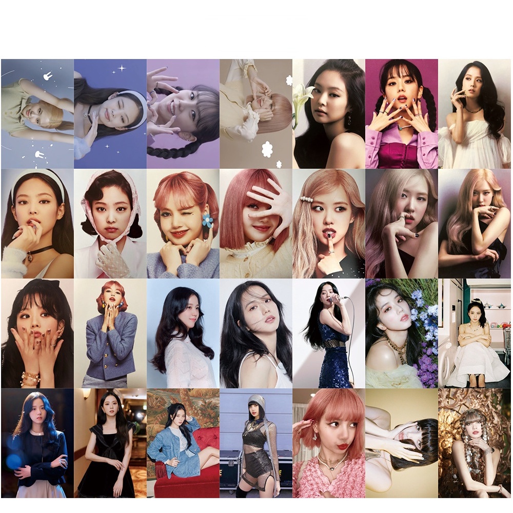 Hộp 55 Tấm Ảnh Lomo Cards 2022 IN YOUR AREA Nhóm BLACKPINK