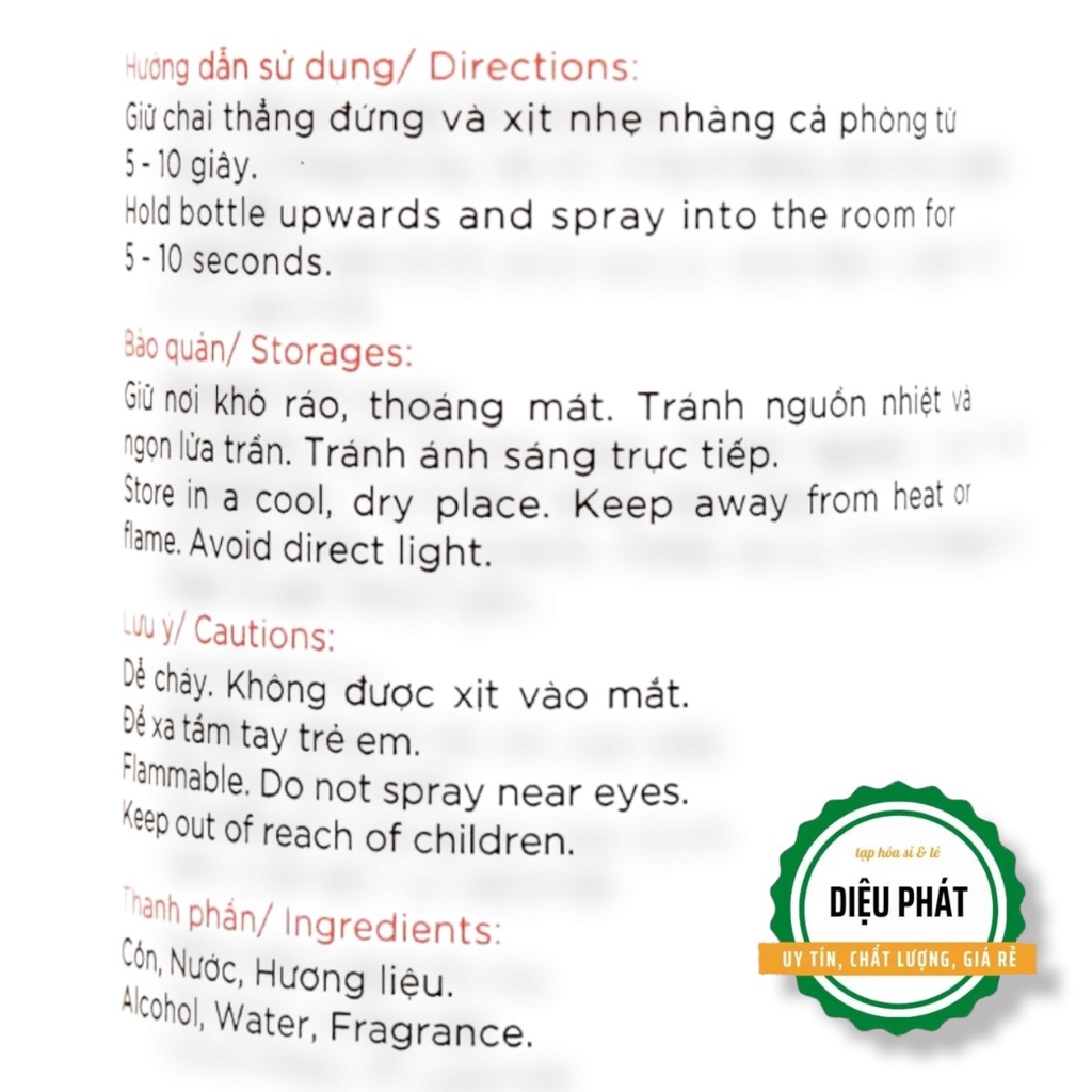 ⚡️Xịt Phòng Spring Hương Hồng Phấn 280ml