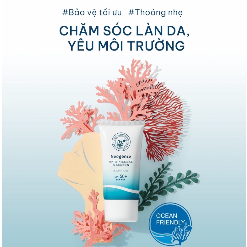 Kem chống nắng Neogence dưỡng ẩm Watery Essence Suncreen SPF50+-30ml