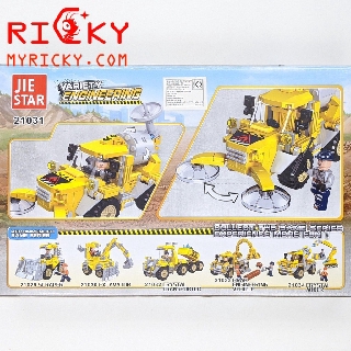 Bộ lego lắp ráp xe công trình