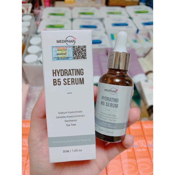 [CHÍNH HÃNG] MEDIPHAR + HYDRATING B5 SERUM – TINH CHẤT DƯỠNG ẨM, LÀM SÁNG VÀ PHỤC HỒI DA