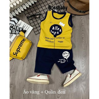 (Giá Sale ) Combo 3 Bộ đồ bé trai allo&lunh siêu hót dành cho bé từ 6kg-29kg.DBBT33 .