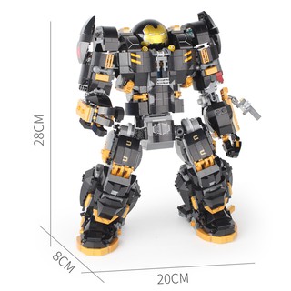 Đồ chơi Lắp ghép Mô hình New Super Genuine Hero Iron Man Anti Hulk Mech Toy người máy siêu nhân cho bé  Decool 7142
