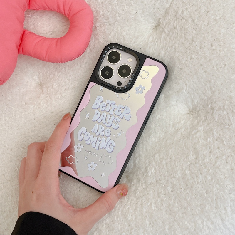 Ốp Điện Thoại Silicon Mềm Tráng Gương Hình Hoa Cho iPhone X XS XR 11 12 13 14 Plus Pro Max