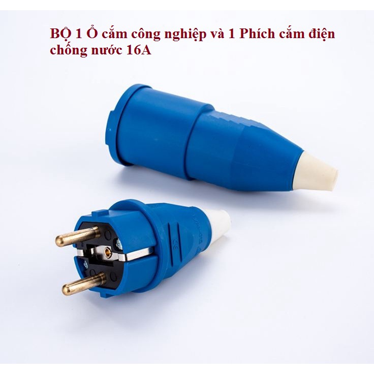 phích cắm 2 chân đúc chống nước,chống vỡ siêu bền