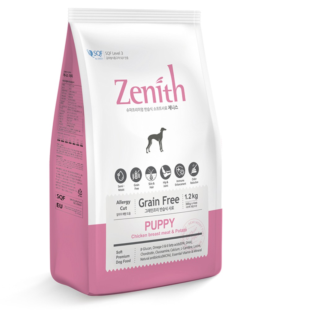 Hạt cho chó con hạt mềm Zenith Puppy 500g thức ăn ẩm cho cún nhỏ dưới 12 tháng Con Mèo Xiêm