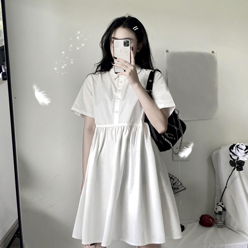 Đầm Polo Ngắn Tay Xinh Xắn Theo Phong Cách Retro Dành Cho Nữ 2020 | BigBuy360 - bigbuy360.vn