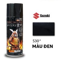S30_Sơn xịt sơn xe máy Samurai S30 màu đen _BLACK